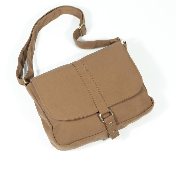 RANU - Thevan Vintage Canvas Sling Bag Brown | Tas Selempang Kanvas