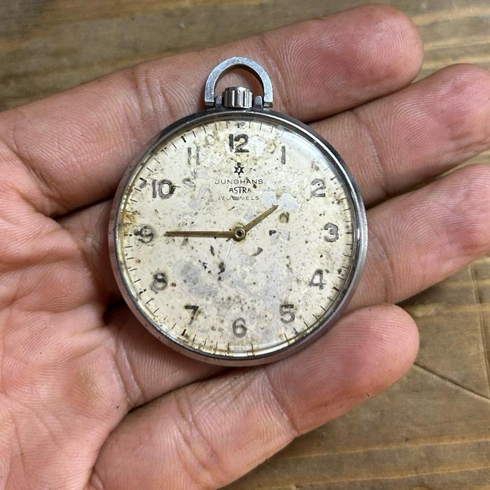 Jam Saku Vintage Junghans Astra – 17 Jewels – As Is Kolektor