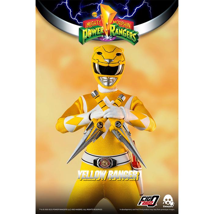 Hasbro Threefero Orisinil Perkasa Morphin Power Rangers: Kuning