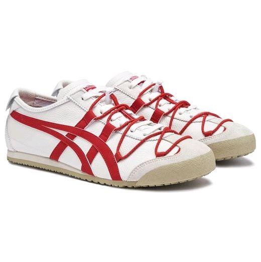 sepatu Sneakers .Onit5uk4-Tig3r. Putih Merah Wanita Size 37 – Priloved / Second Original