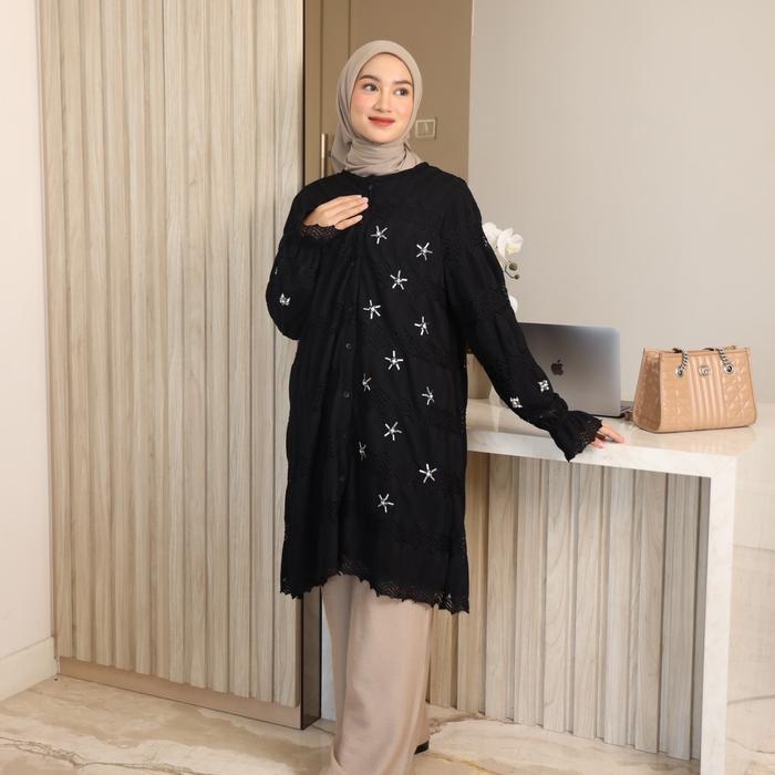 Haditsya Atasan Wanita Salvia Tunik