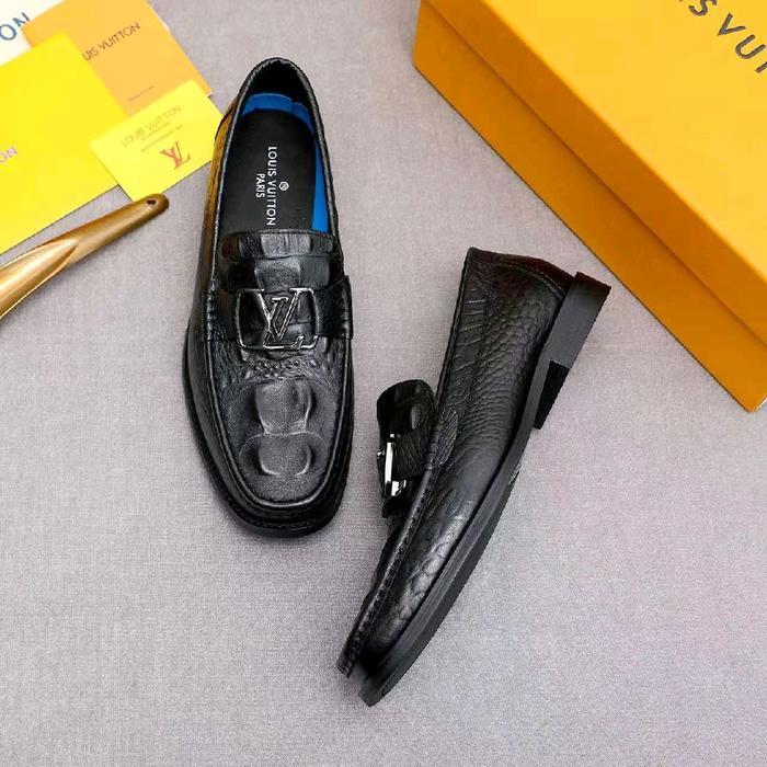 SEPATU CASUAL LOAFER PRIA IMPORT LV'66555 BRANDED MIRROR
