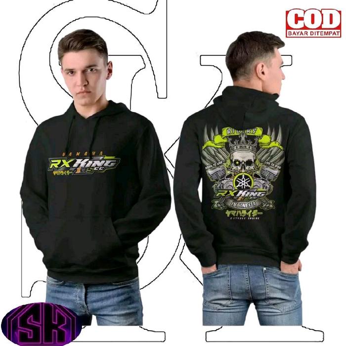 JAKET RX KING HOODIE YAMAHA RX KING JAKET MOTOR RX KING SWEATER YAMAHA RX KING 135CC