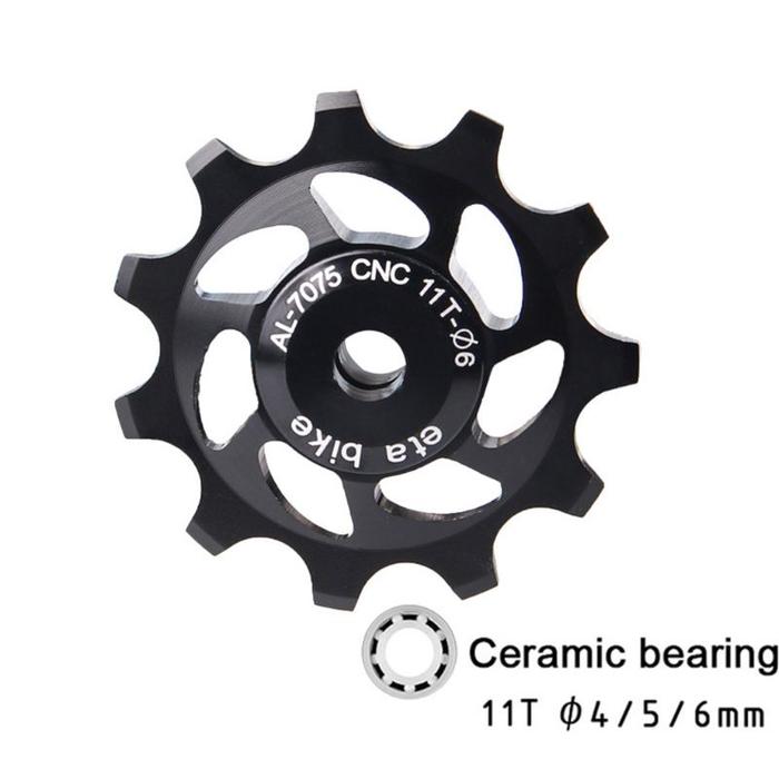 Road Bike Rear Derailleur Pulley Bike Jockey Wheel Pulley Ceramic