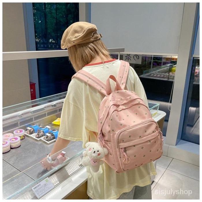 Tas Ransel Bunga Mini Korea 02 D300 Lucu