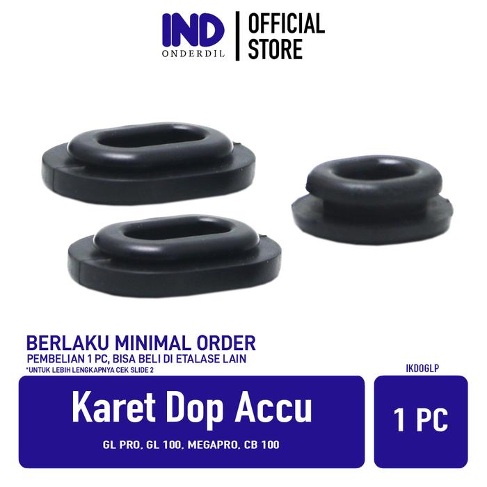 GROSIR Karet Dop Accu GL Pro 100 & Mega & CB Body Bodi Tutup Aki Grommet