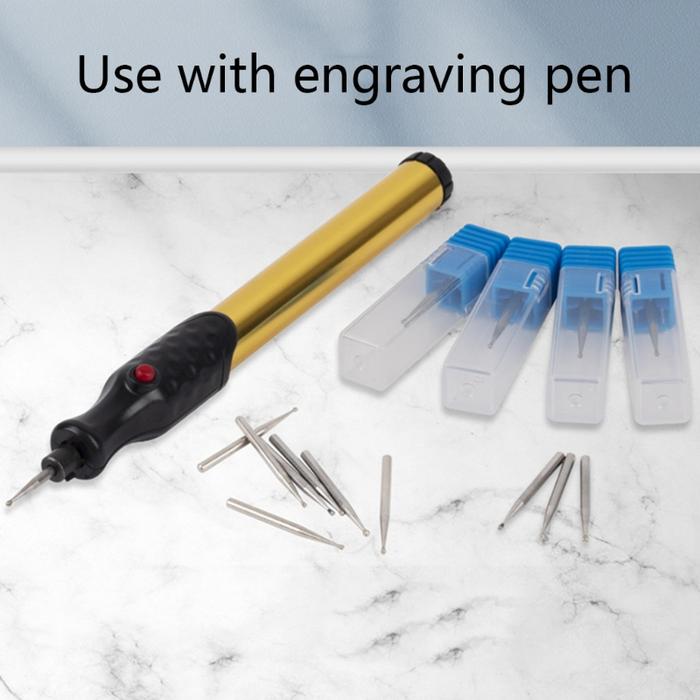 5pcs Mini Electric Grinder Pen Head Without Noise Engraving Pen Head