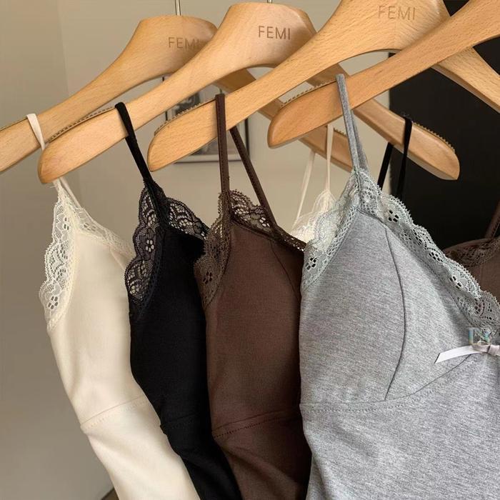 Lnr Shop Midi Dress Dewasa Dengan Pad Bra Cup Busa Ditambah Renda Dan Pita Import Piyama Daster Baju