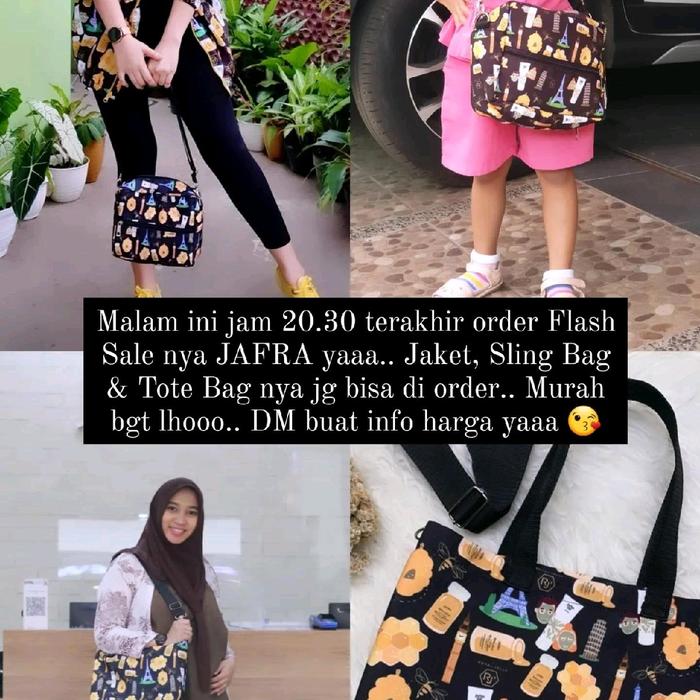 tas jaket handbag jafra royal