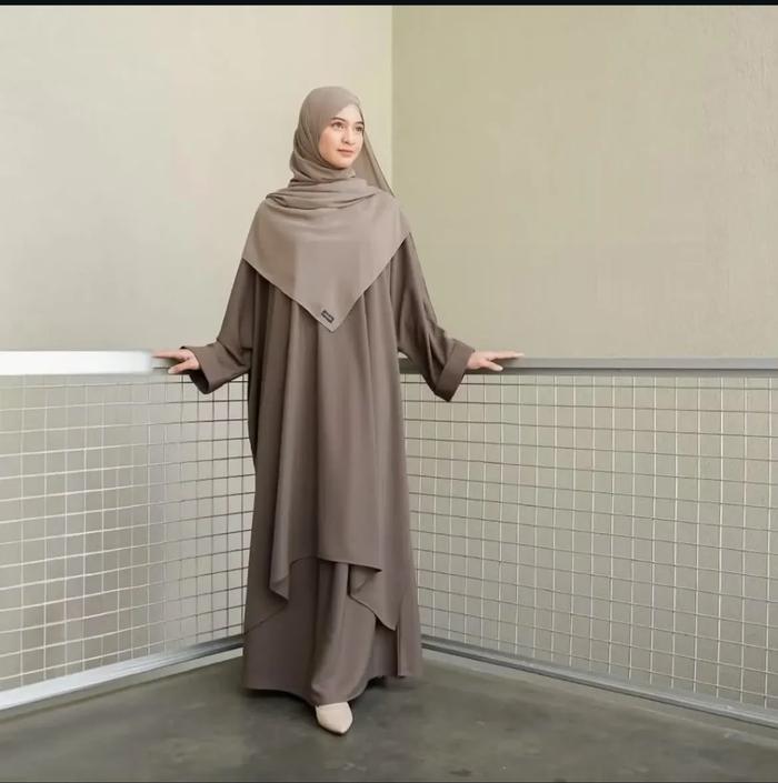 Sadiyah Dress Gamis Wanita Remaja Simple 2026