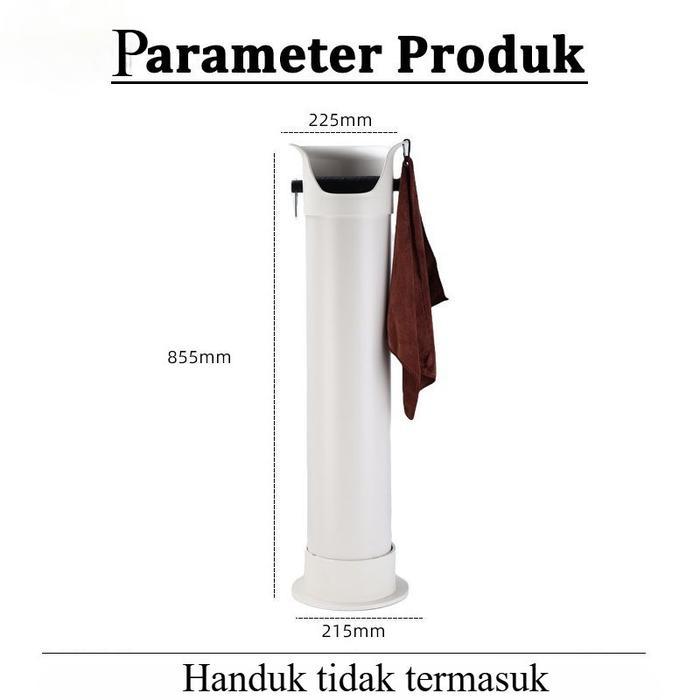 Wadah Ampas Kopi Tempat Sampah Barista Coffee Standing Knock Box Wadah Sampah Ampas Kopi Stand Lanta
