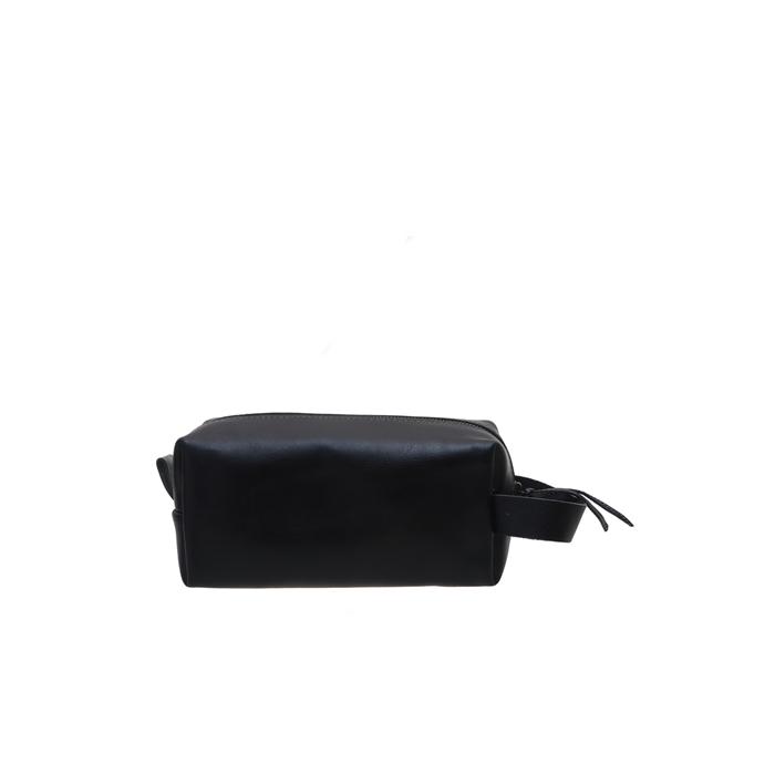 Hamlin Bidely Tas Pouch Dompet Clutch Kulit Pria Handmade Material Genuine Leather 501 ORIGINAL - Bl