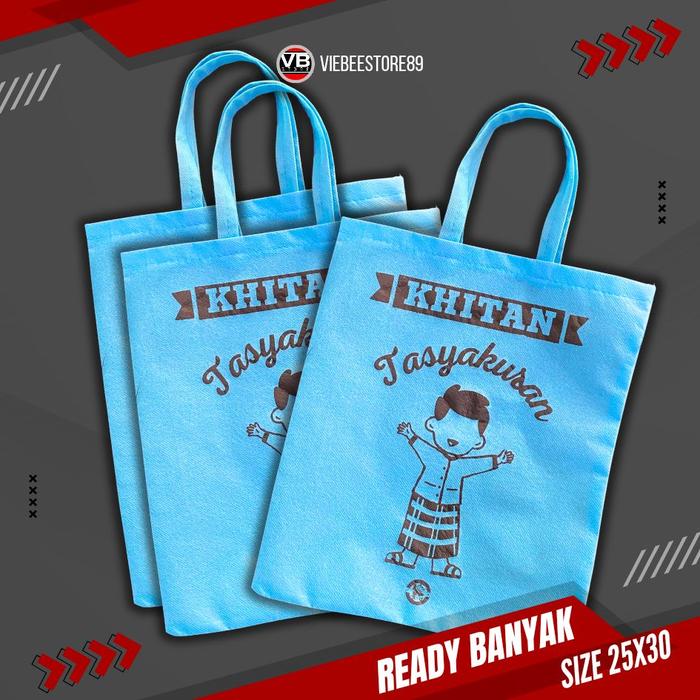 ( Isi 50 Biji) Goodiebag Tasyakuran Khitan Muat Box Sarung Bingkisan Souvenir Tasyakuran Khitanan Fl