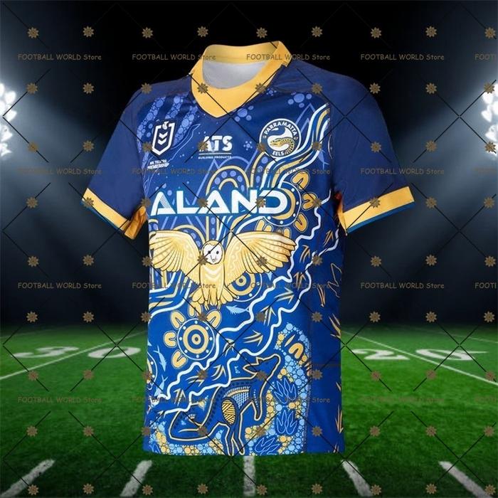 2024 New Arrival Summer Australian NRL Parramatta Eels Mens Away Jersey Training Camiseta Real Madri
