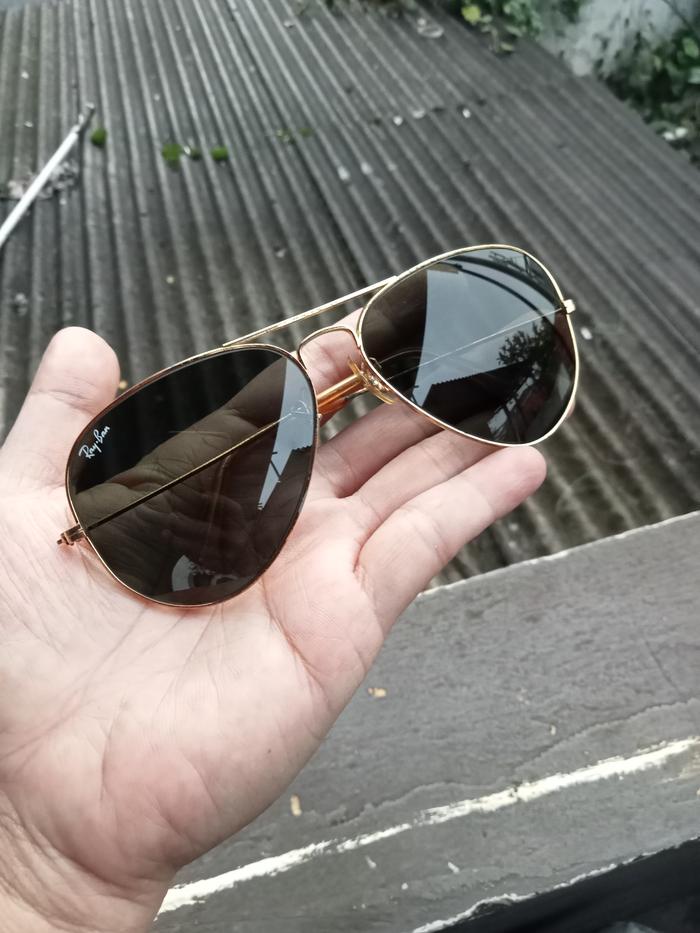 RAYBAN AVIATOR B&L USA LM LAGRE METAL SIZE 62