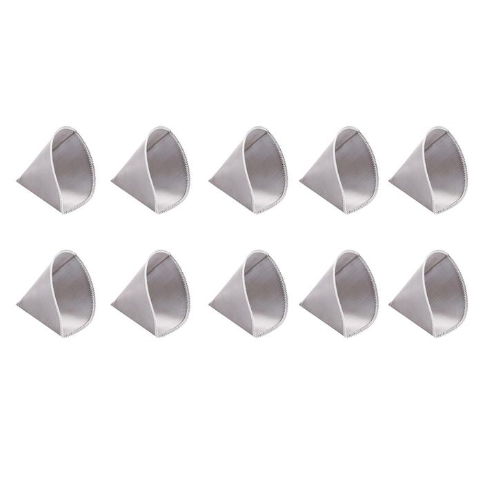 10X Reusable Pour Over Coffee Filter Mesh Paperless Coffee Filter