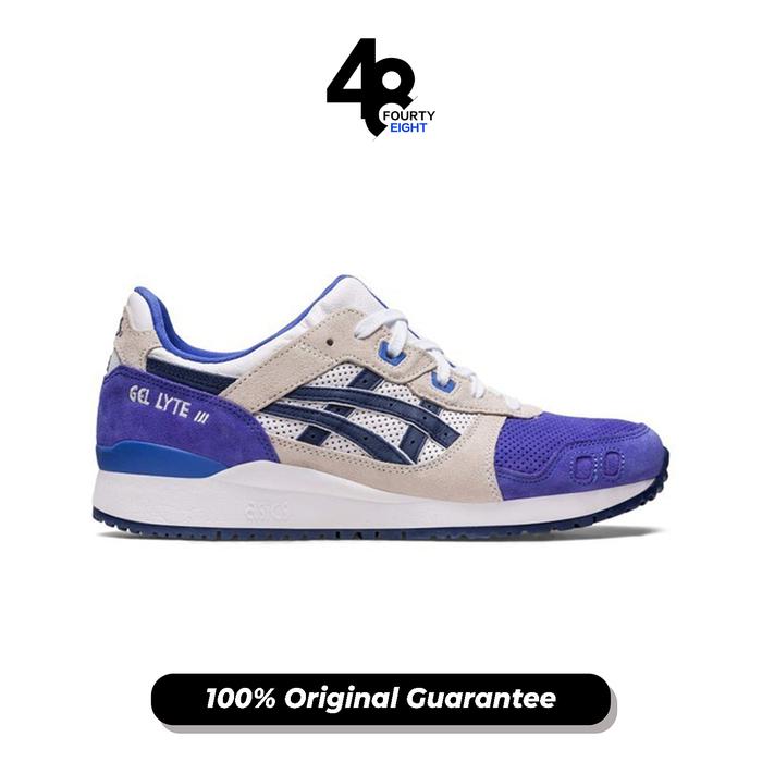 Sepatu Sneakers Pria Asics Gel Lyte 3 OG Colored Toe Pack Sapphire (1201A762-401) Original