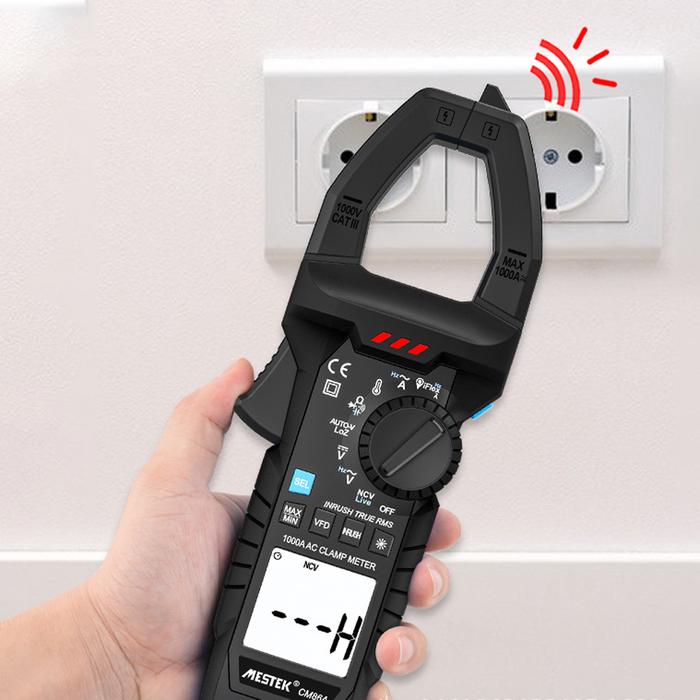 Mestek Digital Clamp Multimeter Voltmeter Tester Amp Volt Meter