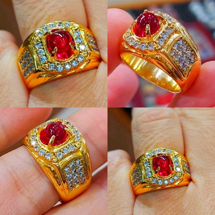 Cincin Batu Asli Merahh Lipann Gaib Terkenal Dengan kesaktian Terlaris