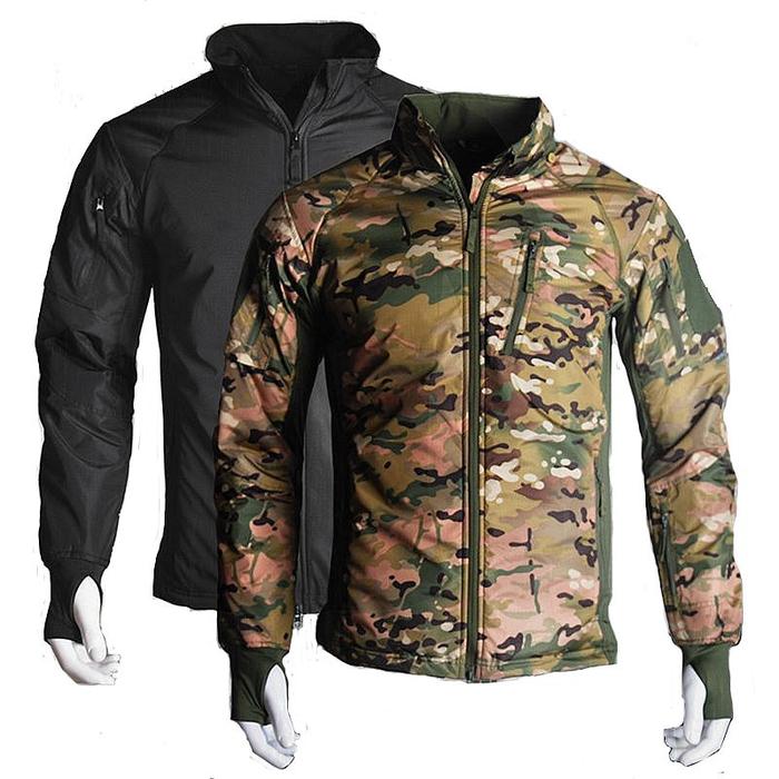 Winter Men Tactical Jacket Coat Winter Military Cp Camouflage Waterproof Breathable Fleece Combat Ja