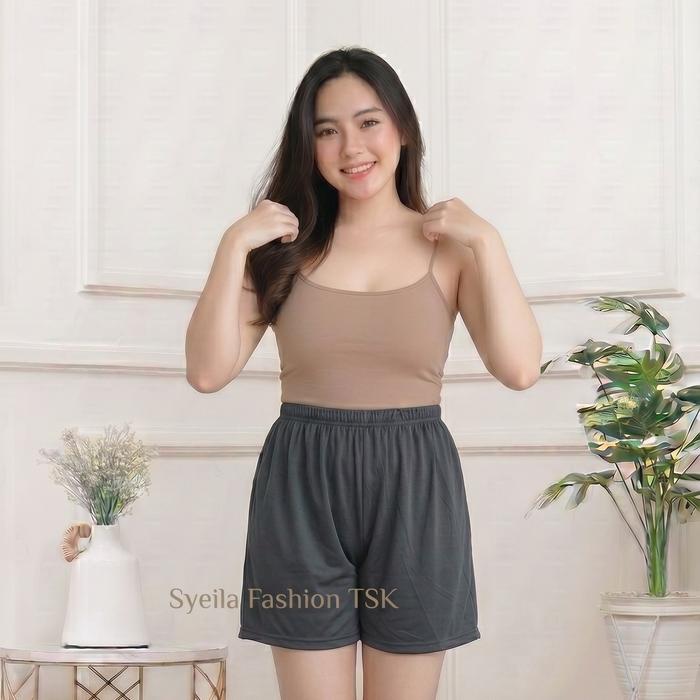 Celana Pendek Short Sontog Rangkepan Daster Gamis Rok Wanita Remaja Dewasa Lansia Ukuran L XL Jumbo