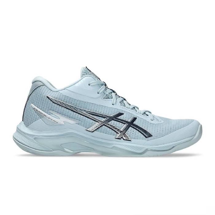Asics Netburner Ballistic FF MT 4 Sky Pure Silver Sepatu Wanita ORIGINAL RESMI 1052A084.400