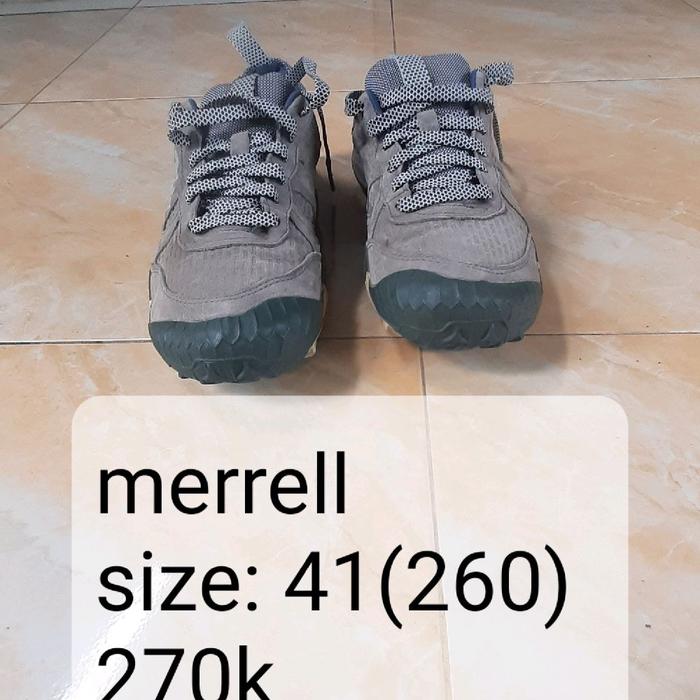 Sepatu Merrell Goretek Tapak Vibram Ukuran 41 (260)
