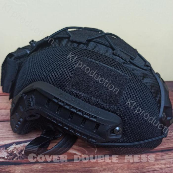 Helm tactical mich 2001 cover & baterry pouch helm tni helm tacrtical helm airsoft helm polisi helm 