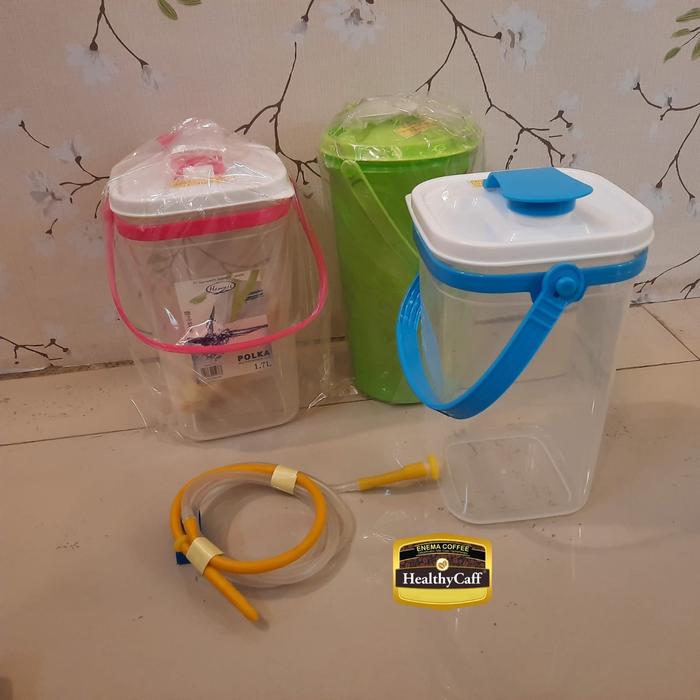 HEALTHYCAFF ENEMA KOPI WADAH / JUG ENEMA KOPI / TEMPAT ENEMA KOPI / ALAT ENEMA KOPI BUCKET