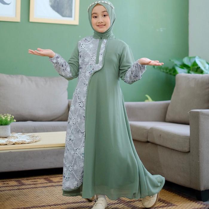 Alifa Dress // Gamis Anak Premium