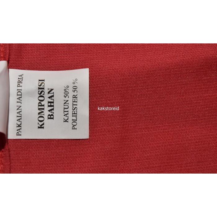 Kemeja Pria Formal Lengan Pendek ARROW Merah Reguler ARR 166 ORI