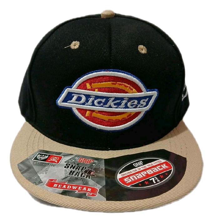 TOPI SNAPBACK ANIME DICKIES FULL BORDIR ORIGINAL PREMIUM BAHAN RAFFEL KANVAS DAIMARU BORDIR TIMBUL W