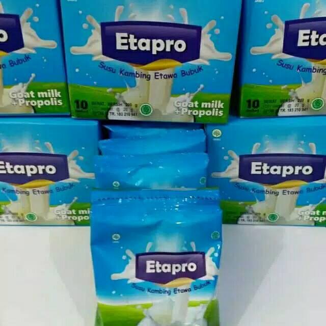 SUSU KAMBING ETAWA BUBUK PLUS PROPOLIS ETAPRO ASLI ORIGINAL POM / BPOM