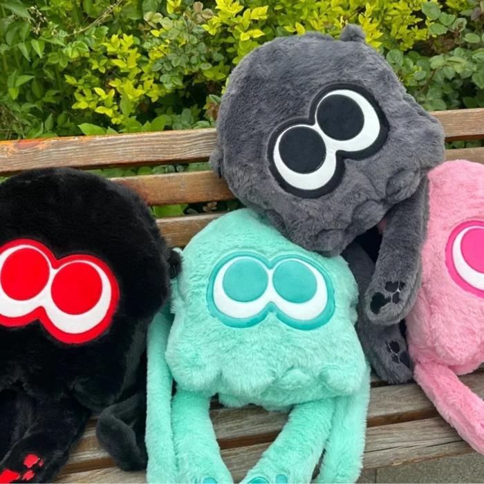 2024 Splatooned 3 Octopus Backpack Large Capacity Shoulder Bag Plush Doll Inkling Kawaii Animal Soft