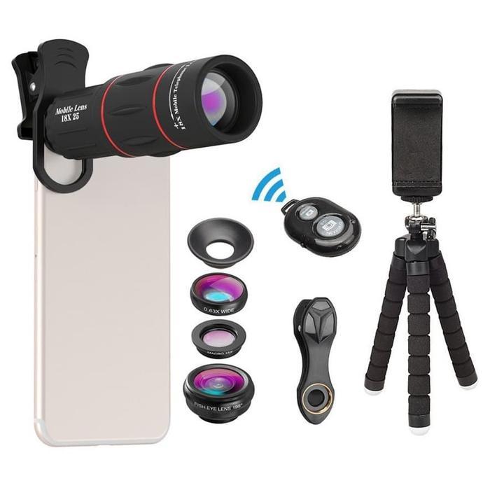 Lensa Tele Zoom 16X52 untuk Smartphone - KL1040 - Black