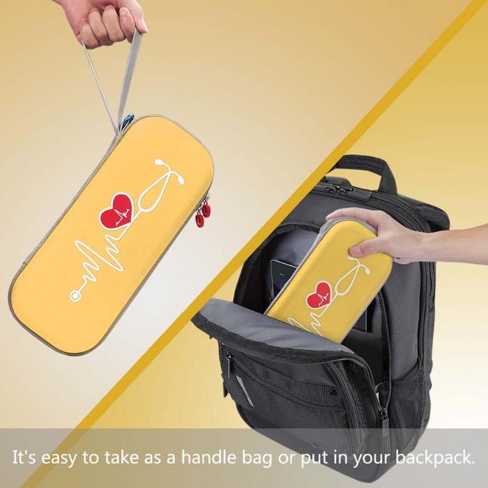 Travel Carrying Case Shell Organizer Bag for 3m Littmann Classic III