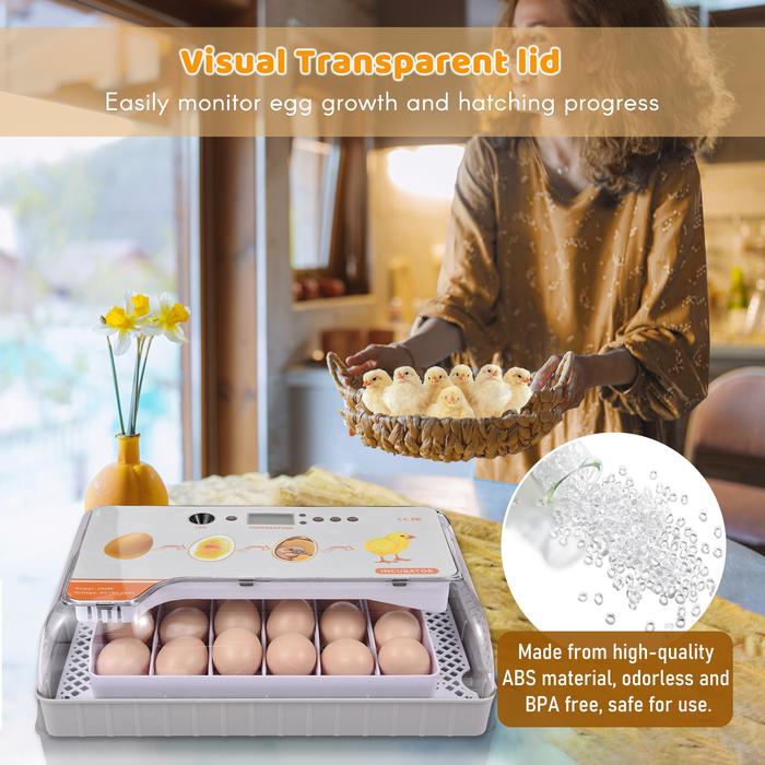 20 Telur Inkubator Sepenuhnya Otomatis Digital Inkubator Rumah Tangga