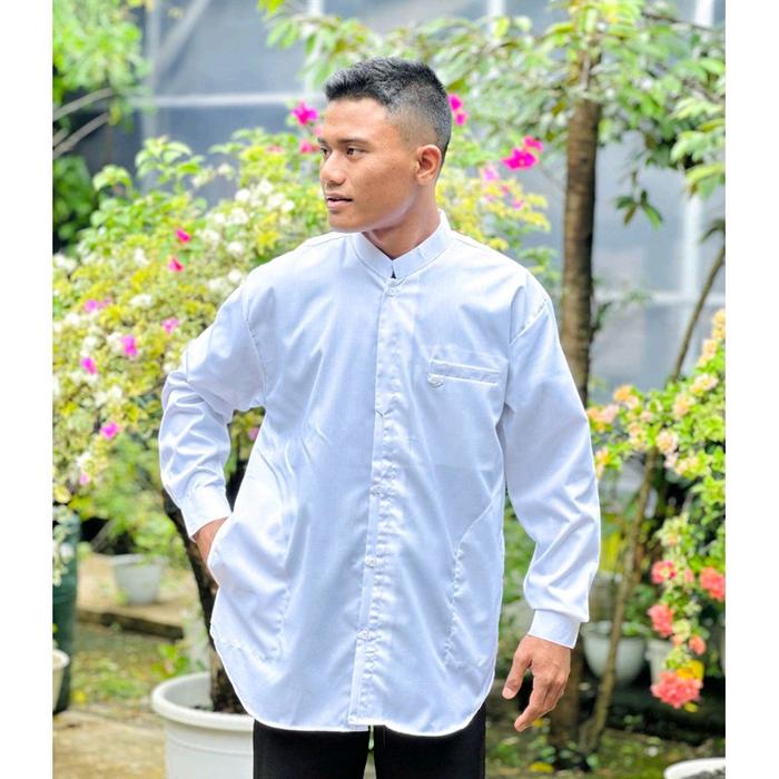 KEMEJA KOKO PANJANG/KEMEJA POLOS/KEMEJA KOKO PANJANG SLIMFIT/KOKO PANJANG/KOKO DEWASA/KMEJA JAWAN PR
