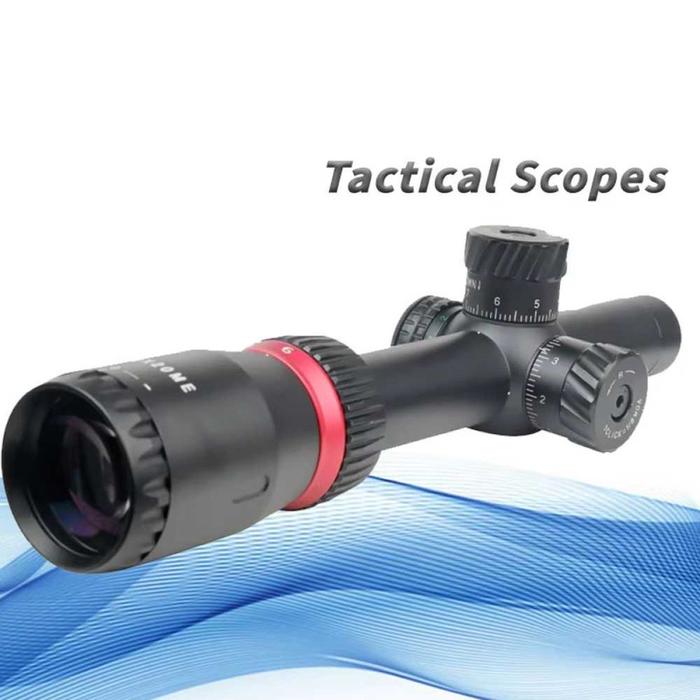 Teleskop Kekeran Tactical Scope Crosshair Magnification 1.5-6x20mm