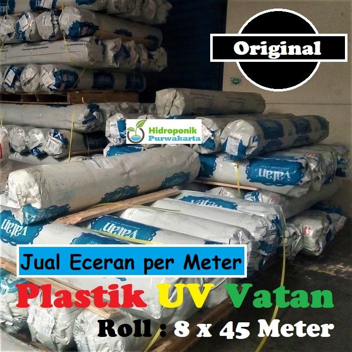 Plastik UV Vatan Turki ECERAN per Meter Panjang Dengan Lebar 8 Meter 200 Mikron 14 Persen Full Addit