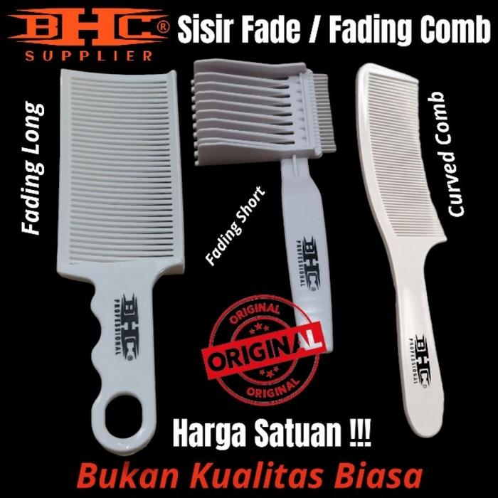 BHC Sisir Fade Sisir Fading Sisir Gradasi Sisir Alat Cukur Rambut Sisir Curved Sisir Long Short Sisi