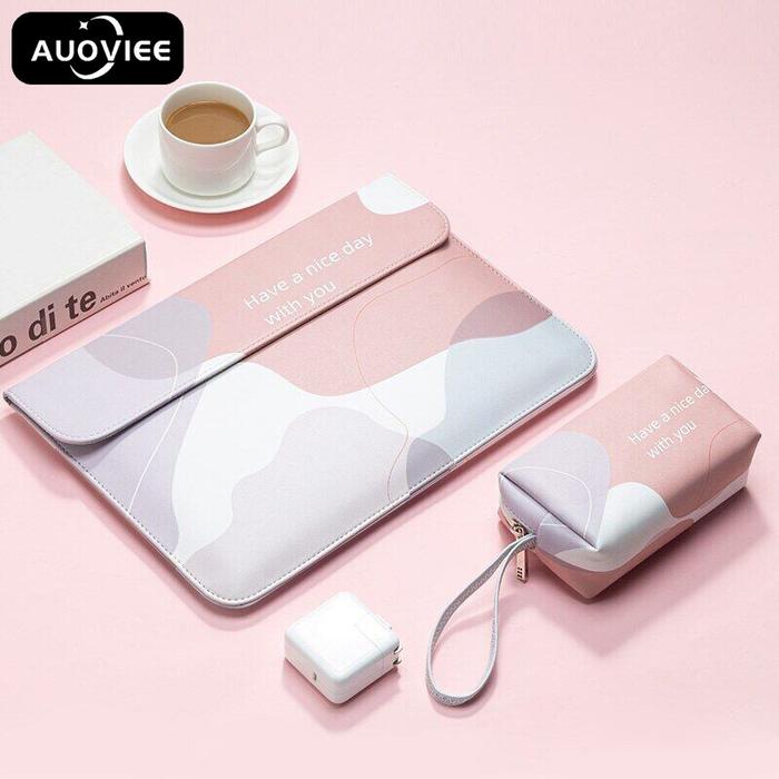Sarung Tas Laptop Auovee untuk Macbook Pro 14 Casing M1 2021 Mac Book
