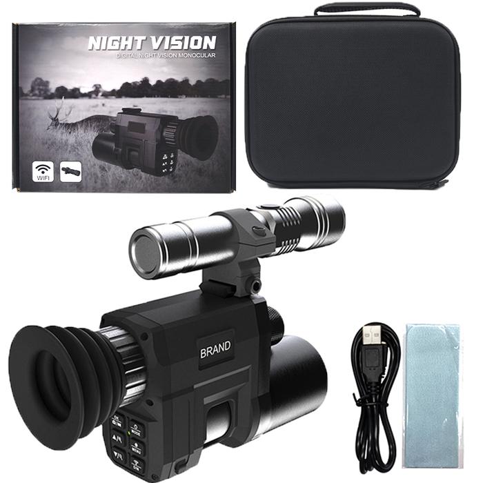 Senapan penglihatan malam, teropong optik LED taktis