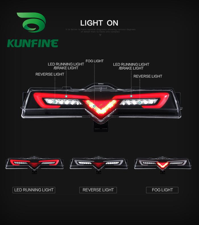 Pair Of Car Tail Light Assembly For Toyota 86 LED Bumper 2012-UP
