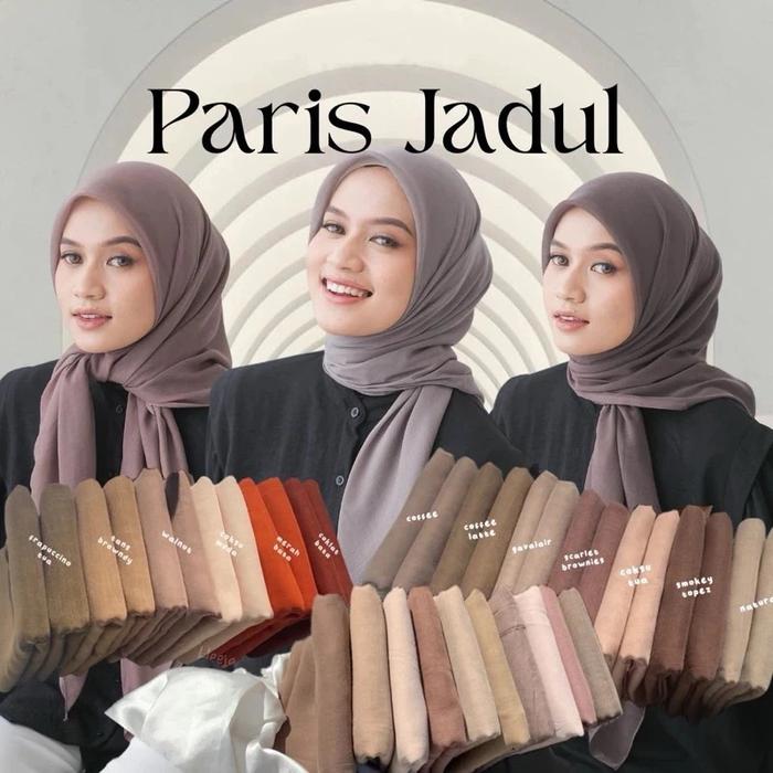 GROSIR MIN ORDER 3- Hijab Paris Jadul Premium Merk Red Rose Varisha