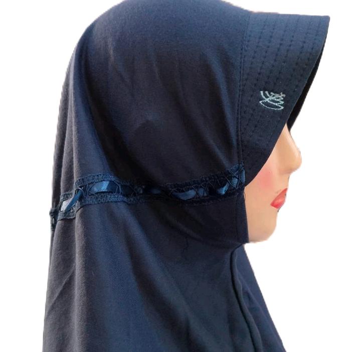 Kerudung Sekolah SD Warna Biru Hijab Instan SD Jilbab Anak SD