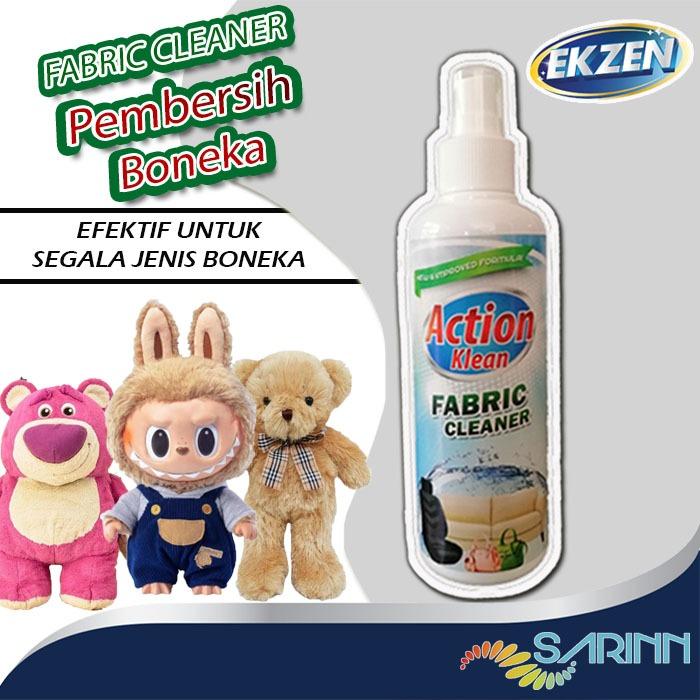 Ekzen Fabric Cleaner 200ml – Pembersih Boneka Labubu, Lotso, jenis lainnya, Sofa, Karpet, Kasur, Spr