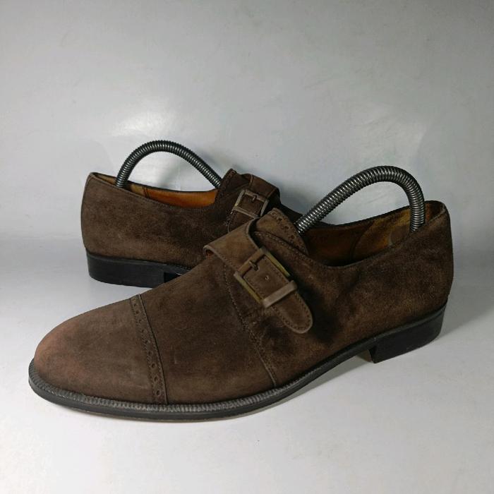 Salvatore Ferragamo original leather Italian loafers 40 size man shoes
