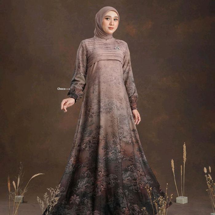 farinna ddress by nadheera luxury/dress remaja dewasa/gamis ori by nadheera Muslim