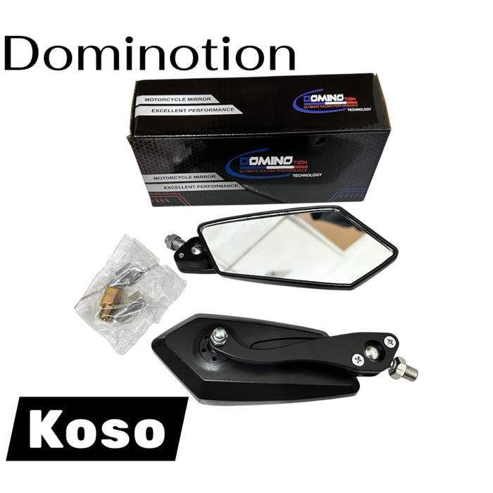 Spion KOSO spion variasi universal semua motor spion lipat koso besi UNIVERSAL sepasang-DOMINOTION